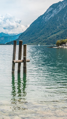 Beautiful reflections at the Achensee - Pertisau - Tyrol - Austria