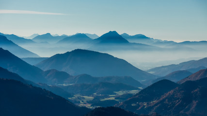 Beautiful alpine view at the Schafberg - Saint Wolfgang - Salzburg - Austria