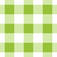 seamless white, dark and bright green tartan