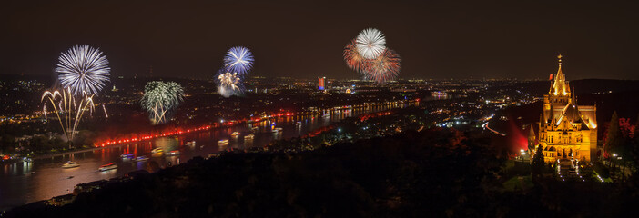 Rhein in Flammen, Deutschland