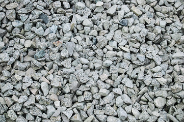Texture of gravel stones.