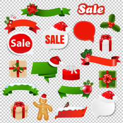 Christmas Set Transparent Background