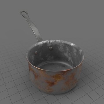Rusty saucepan 1