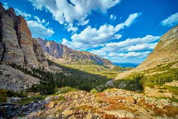Foto op Canvas Rocky Mountains High Up View © Nicholas J. Klein