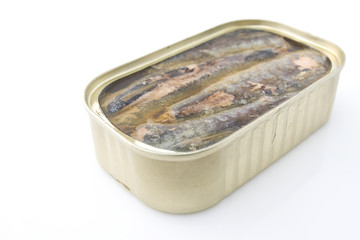 fish in can