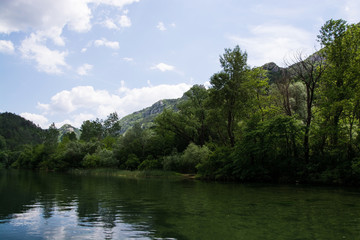 Naklejka premium Cetina-Schlucht, Omis, Kroatien