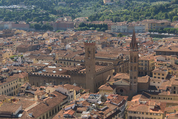 Fototapeta na wymiar Panoramic view of the Florence, Italy