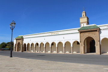 Fototapeta na wymiar Dâr-al-Makhzen - Mosque in Rabat, Morocco