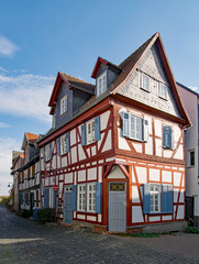 In der Altstadt von Butzbach, Wetterau, Hessen, Deutschland 