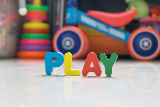 the order of the 'PLAY' of wood based toys