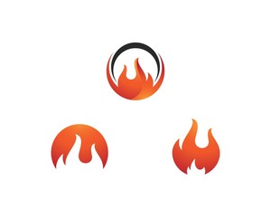 Fire flame Logo Template