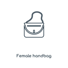 female handbag icon vector