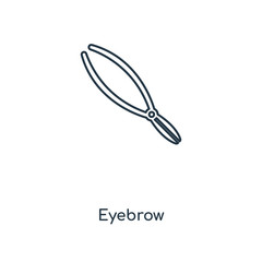 eyebrow icon vector