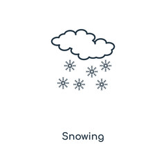 snowing icon vector