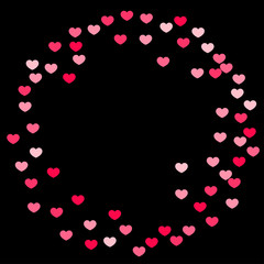 Heart background for St Valentine's Day