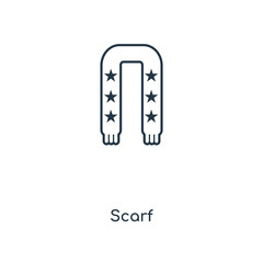 scarf icon vector