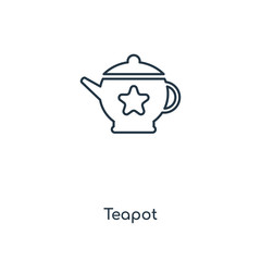 teapot icon vector