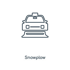 Fototapeta na wymiar snowplow icon vector