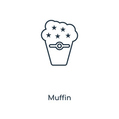 muffin icon vector
