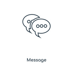 message icon vector