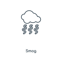 smog icon vector