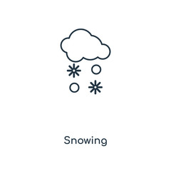 snowing icon vector