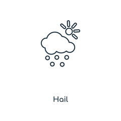 hail icon vector