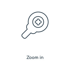 zoom in icon vector