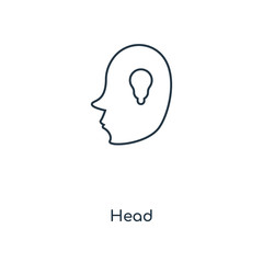 head icon vector