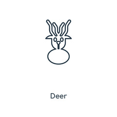 deer icon vector