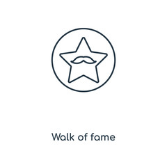 walk of fame icon vector