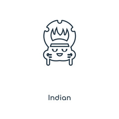 indian icon vector