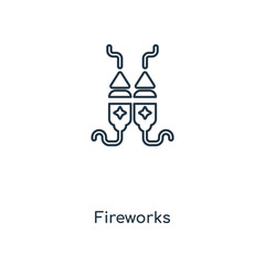 fireworks icon vector