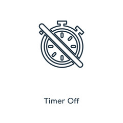 timer off icon vector