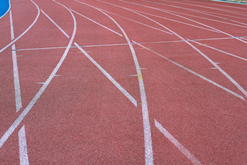Track and Field Race Course