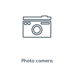 photo camera icon vector