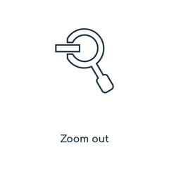 zoom out icon vector