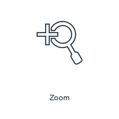 zoom icon vector