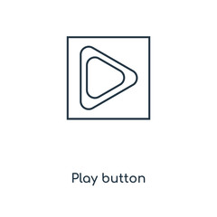 play button icon vector