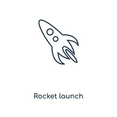 rocket launch icon vector