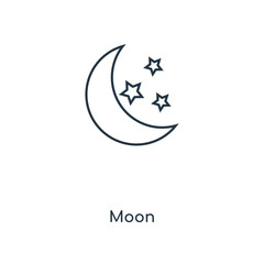 moon icon vector