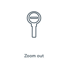 zoom out icon vector