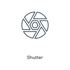 shutter icon vector