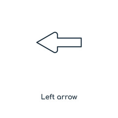 left arrow icon vector