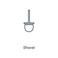 shovel icon vector