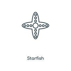 starfish icon vector