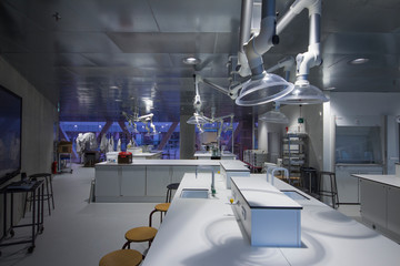 A laboratory in a college in the Faroe Islands