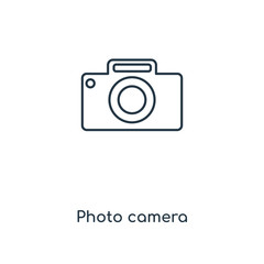 photo camera icon vector