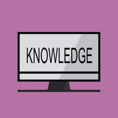 Text sign showing Knowledge. Conceptual photo Facts information skills acquired through experience or education.