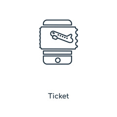 ticket icon vector